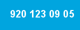 920 123 09 05 920 123 09 05
